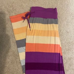 Multi colored maxi skirt